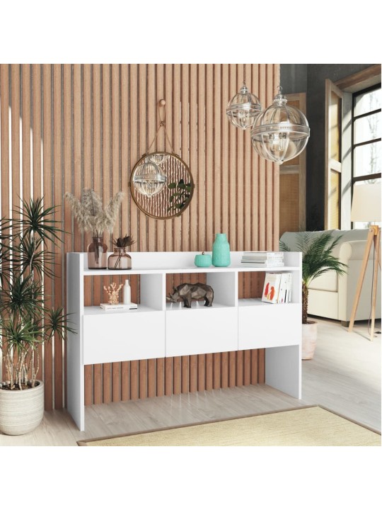 Kumode, balta, 105x30x70 cm, inženierijas koks