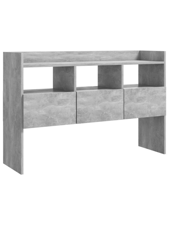 Kumode, betona pelēka, 105x30x70 cm, inženierijas koks