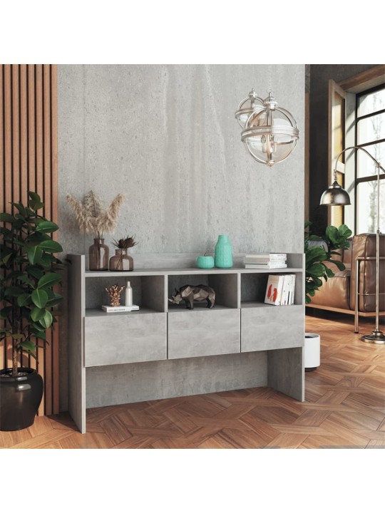 Kumode, betona pelēka, 105x30x70 cm, inženierijas koks