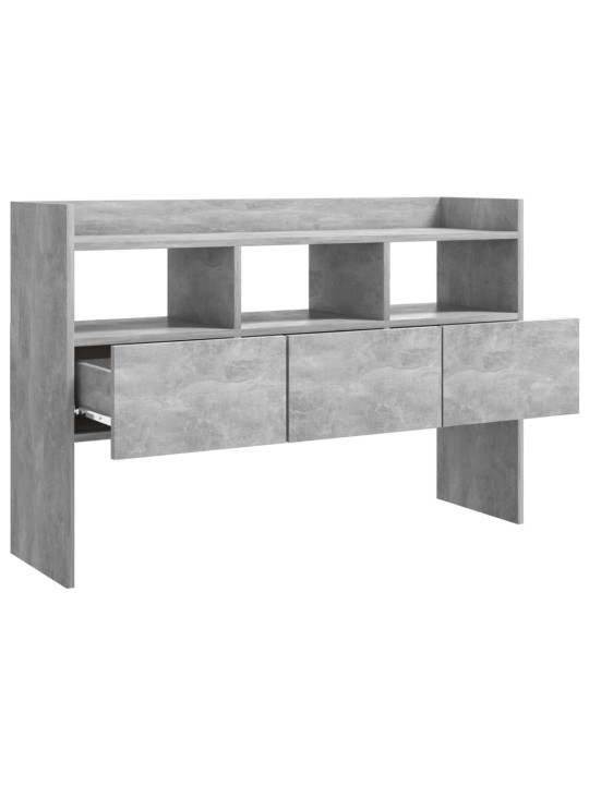Kumode, betona pelēka, 105x30x70 cm, inženierijas koks
