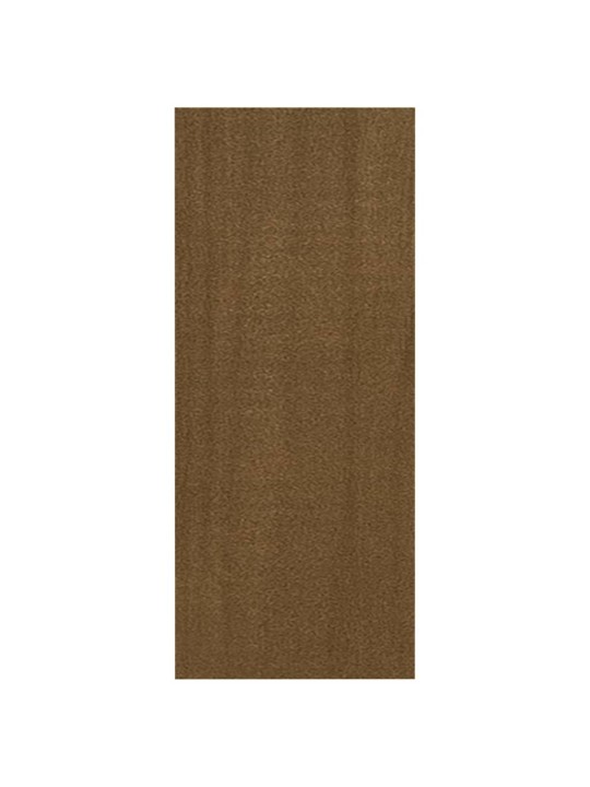 Grāmatu plaukts, medus brūns, 40x30x71,5 cm, priedes masīvkoks