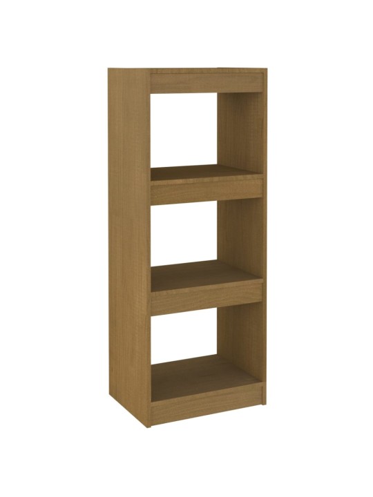 Grāmatu plaukts, medus brūns, 40x30x103,5 cm, priedes koks
