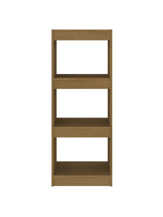 Grāmatu plaukts, medus brūns, 40x30x103,5 cm, priedes koks