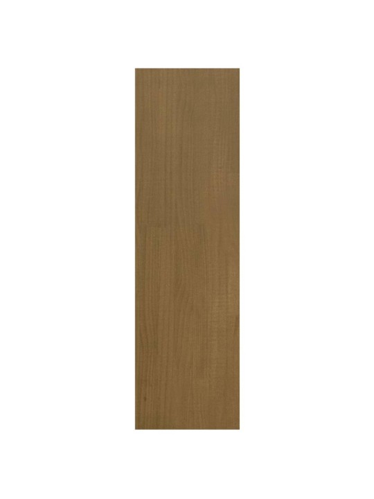 Grāmatu plaukts, medus brūns, 40x30x103,5 cm, priedes koks