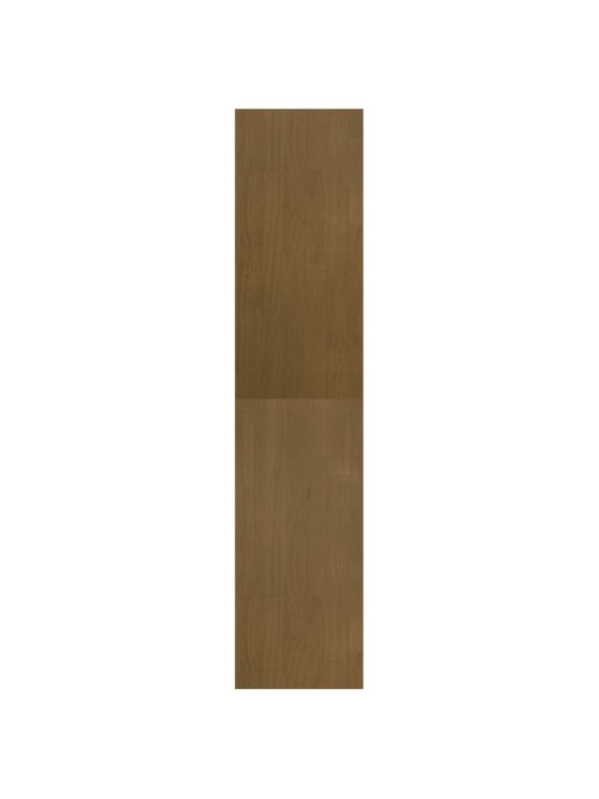 Grāmatu plaukts, medus brūns, 40x30x135,5 cm, priedes masīvkoks