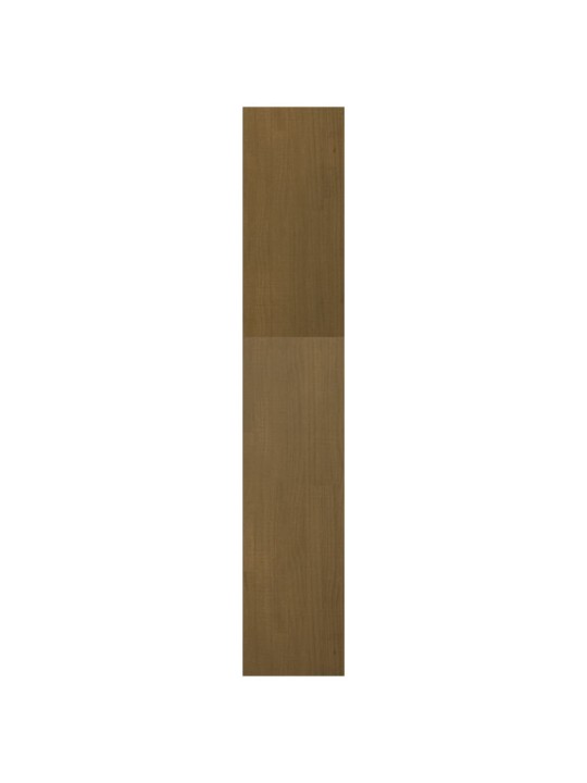 Grāmatu plaukts, medus brūns, 40x35x167,5 cm, priedes masīvkoks