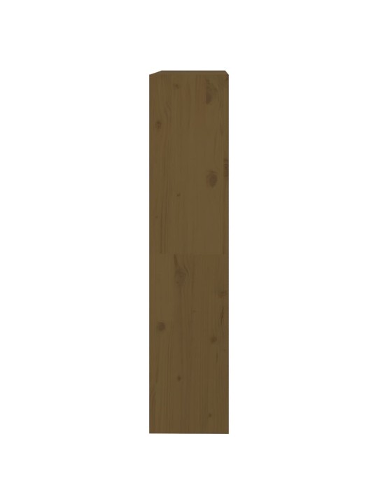 Grāmatu plaukts, medus brūns, 80x30x135,5 cm, priedes koks