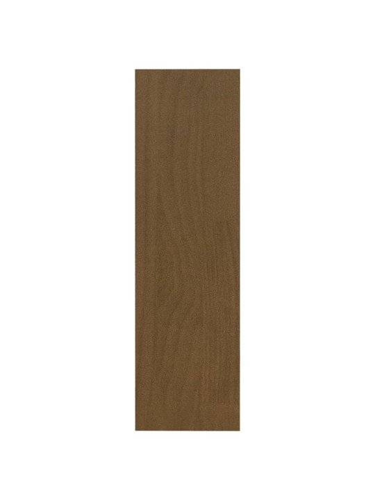 Grāmatu plaukts, medus brūns, 100x30x103 cm, priedes masīvkoks