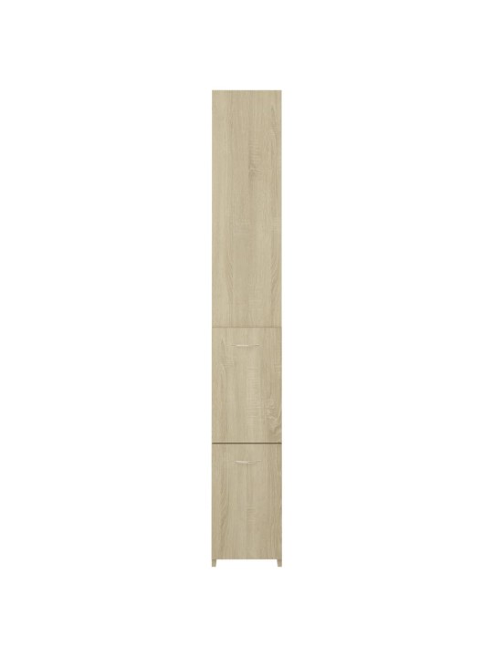 Vannasistabas skapītis, ozola, 25x26,5x170cm, inženierijas koks
