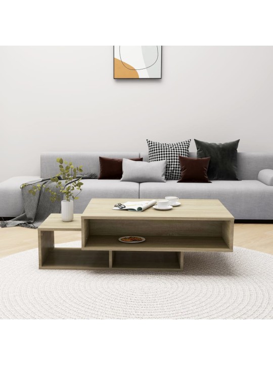 Kafijas galdiņš, 105x55x32 cm, ozolkoka krāsā, skaidu plāksne