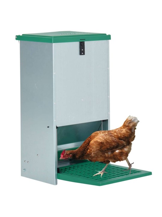 Automātiska mājputnu barotava ar pedāli, 20 kg