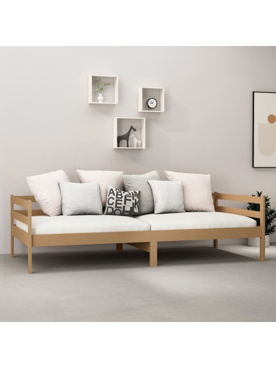 Dīvāngulta, medus brūna, 90x200 cm, priedes masīvkoks