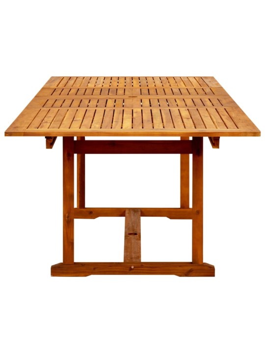 Dārza galds, (160-240)x100x75 cm, akācijas masīvkoks