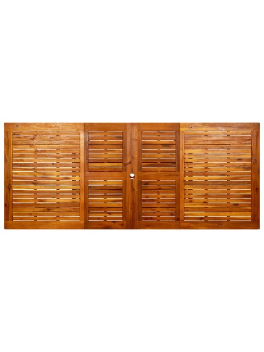 Dārza galds, (160-240)x100x75 cm, akācijas masīvkoks