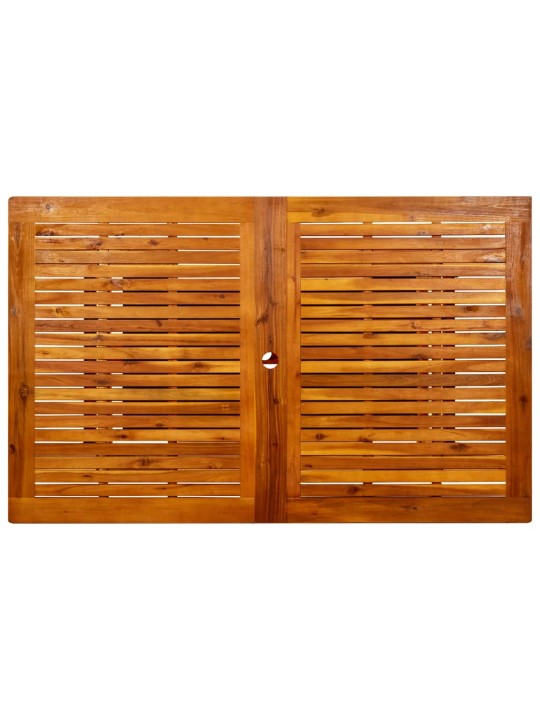 Dārza galds, (160-240)x100x75 cm, akācijas masīvkoks
