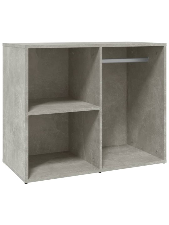 Kosmētikas plaukts, betonpelēks, 80x40x65 cm, inženierijas koks