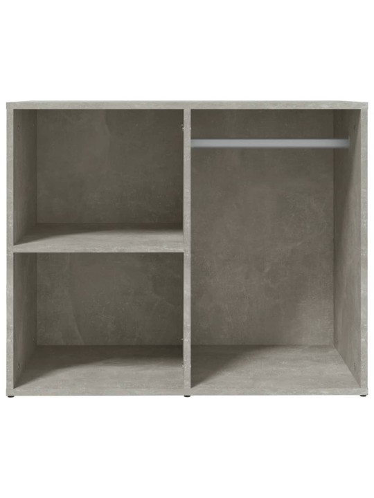 Kosmētikas plaukts, betonpelēks, 80x40x65 cm, inženierijas koks