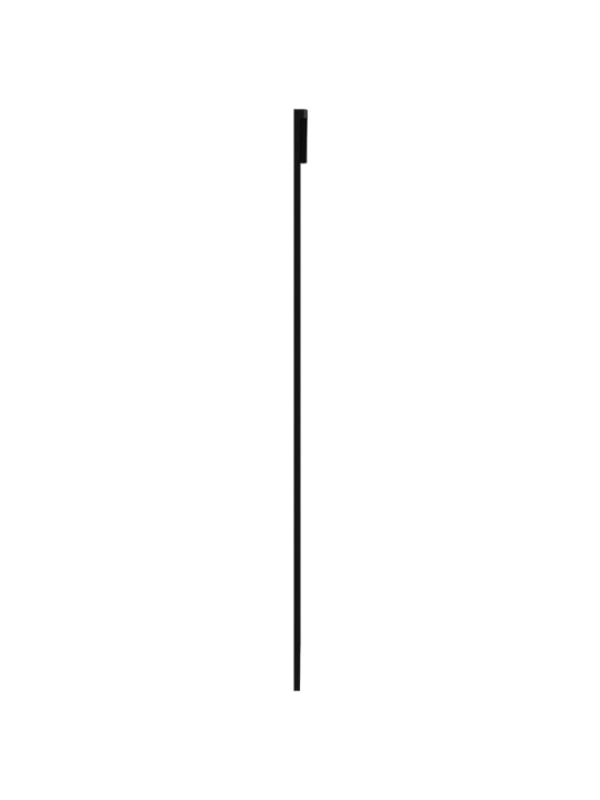 Bīdāmās durvis ar stiprinājumiem, stikls, alumīnijs, 102x205 cm