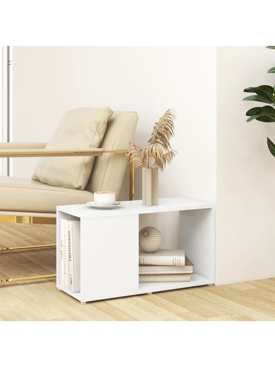 Tv skapis, balts, 60x24x32 cm, inženierijas koks