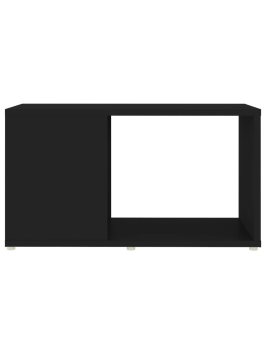 Tv skapis, melns, 60x24x32 cm, inženierijas koks