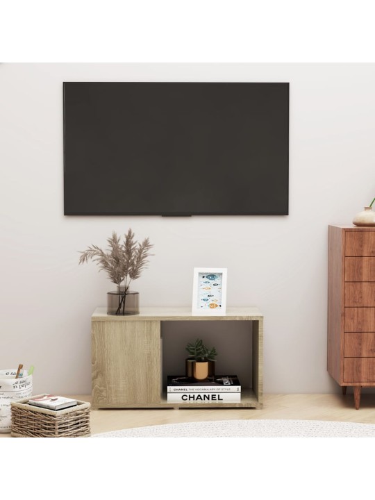 Tv skapis, ozolkoka krāsa, 60x24x32 cm, inženierijas koks