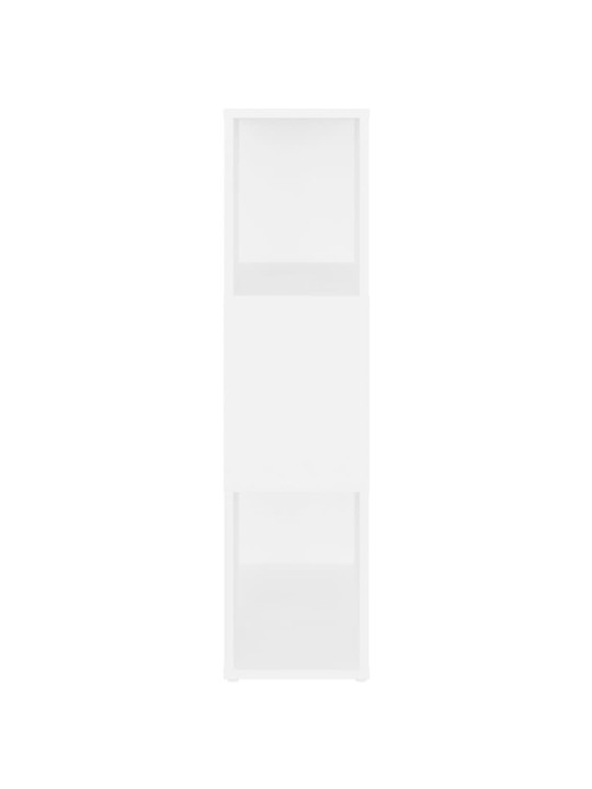 Grāmatu plaukts, 60x24x94 cm, balts, inženierijas koks