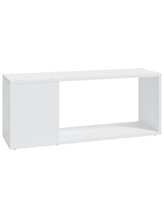 Tv plaukts, balts, 80x24x32 cm, inženierijas koks
