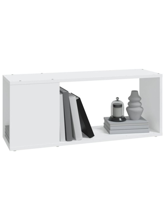 Tv plaukts, balts, 80x24x32 cm, inženierijas koks