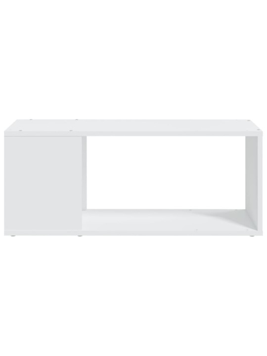Tv plaukts, balts, 80x24x32 cm, inženierijas koks