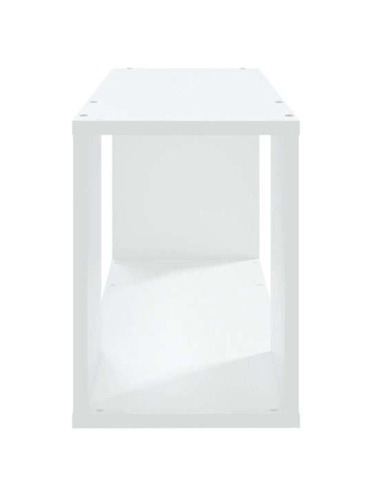Tv plaukts, balts, 80x24x32 cm, inženierijas koks