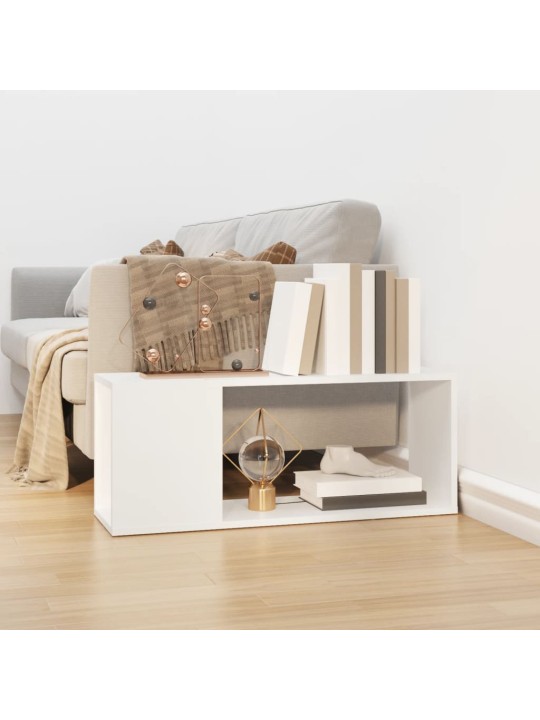 Tv plaukts, balts, 80x24x32 cm, inženierijas koks