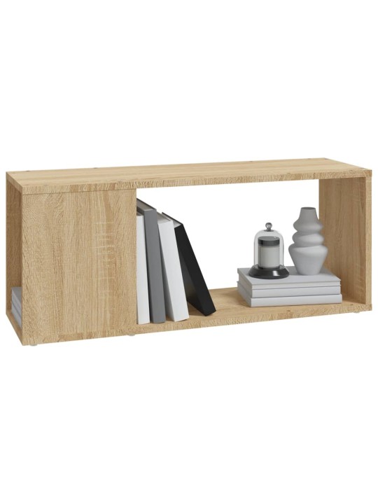 Tv plaukts, ozolkoka krāsa, 80x24x32 cm, inženierijas koks