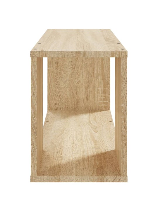 Tv plaukts, ozolkoka krāsa, 80x24x32 cm, inženierijas koks