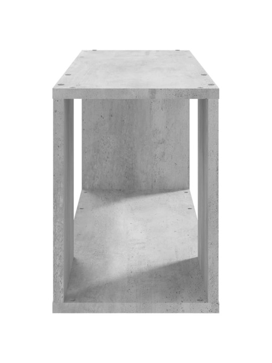 Tv plaukts, betona pelēks, 80x24x32 cm, inženierijas koks