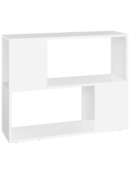 Tv plaukts, balts, 80x24x63 cm, inženierijas koks