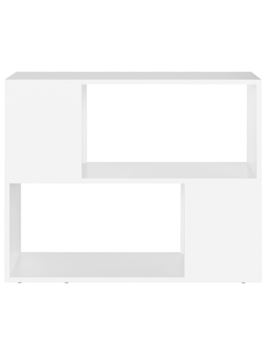 Tv plaukts, balts, 80x24x63 cm, inženierijas koks