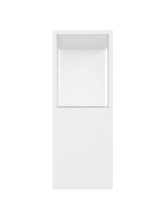 Tv plaukts, balts, 80x24x63 cm, inženierijas koks
