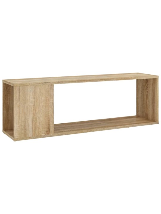 Tv plaukts, ozolkoka krāsa, 100x24x32 cm, inženierijas koks