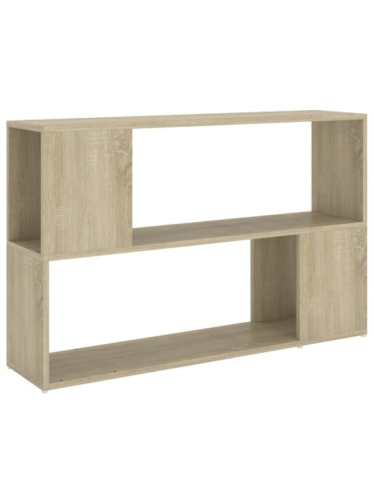 Grāmatu plaukts, 100x24x63cm, inženierijas koks, ozolkoka krāsa