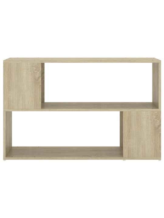 Grāmatu plaukts, 100x24x63cm, inženierijas koks, ozolkoka krāsa