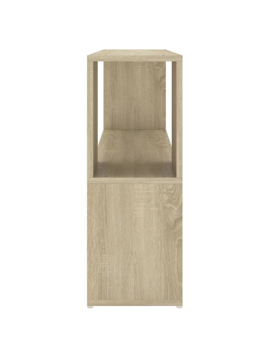 Grāmatu plaukts, 100x24x63cm, inženierijas koks, ozolkoka krāsa