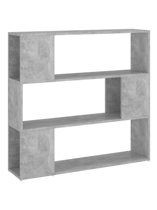 Grāmatu plaukts, betona pelēks, 100x24x94 cm