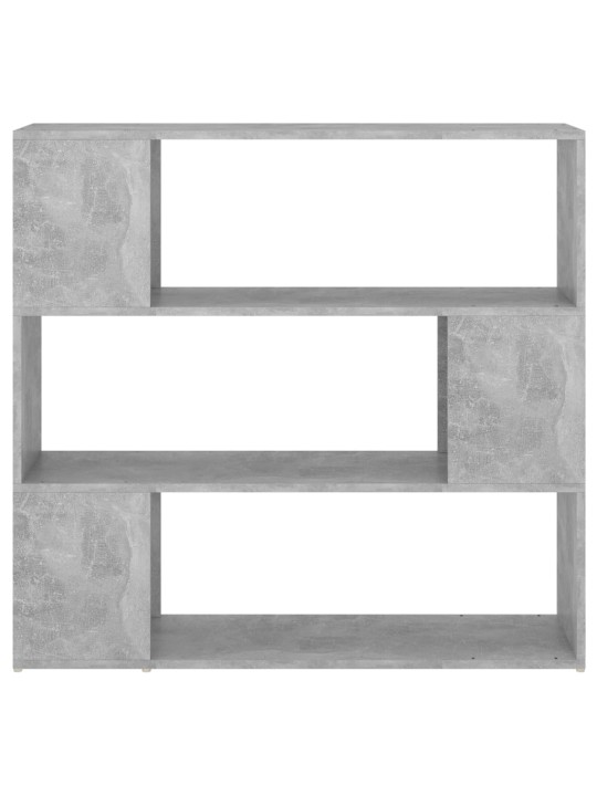 Grāmatu plaukts, betona pelēks, 100x24x94 cm