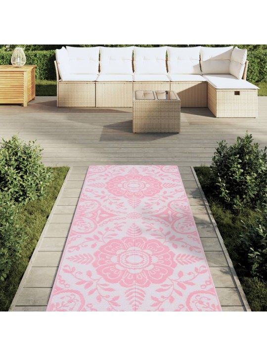 Āra paklājs arakil rozā 80x250 cm pp