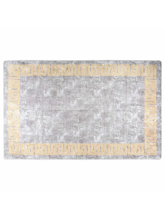 Paklājs, 160x230 cm, pelēks, mazgājams, neslīdošs