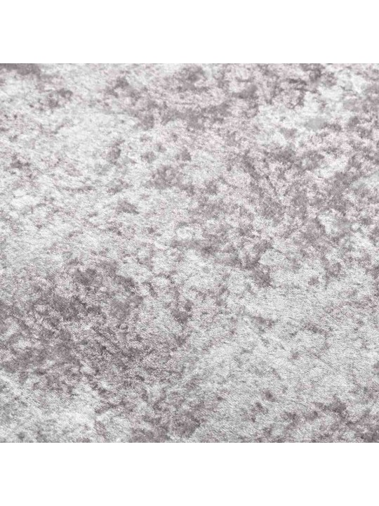 Paklājs, 160x230 cm, pelēks, mazgājams, neslīdošs
