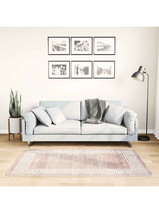 Paklājs, 80x150 cm, bēšs, mazgājams, neslīdošs