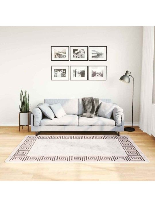 Paklājs, 120x180 cm, gaiši bēšs, mazgājams, neslīdošs