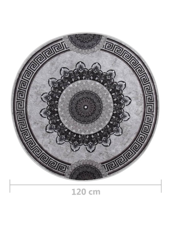 Paklājs, φ 120 cm, mazgājams, neslīdošs, daudzkrāsains
