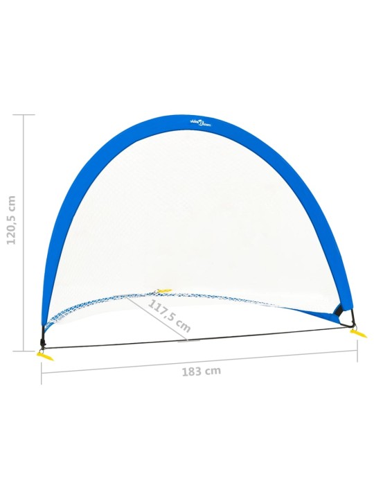 Bērnu futbola vārti, 2 g., uzglabāšanas soma, 183x117,5x120,5cm